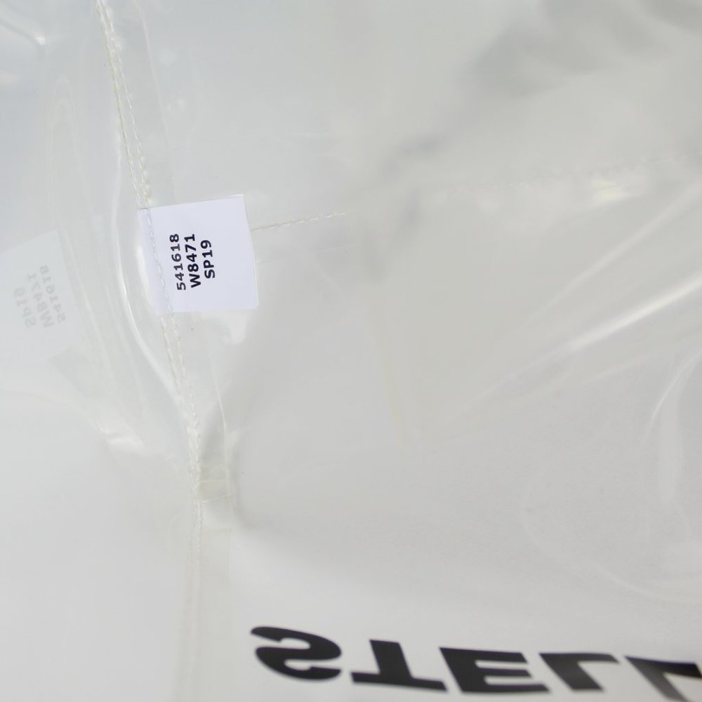 NEW STELLA MCCARTNEY Authentic Clear Logo Tote - Picture 12 of 15